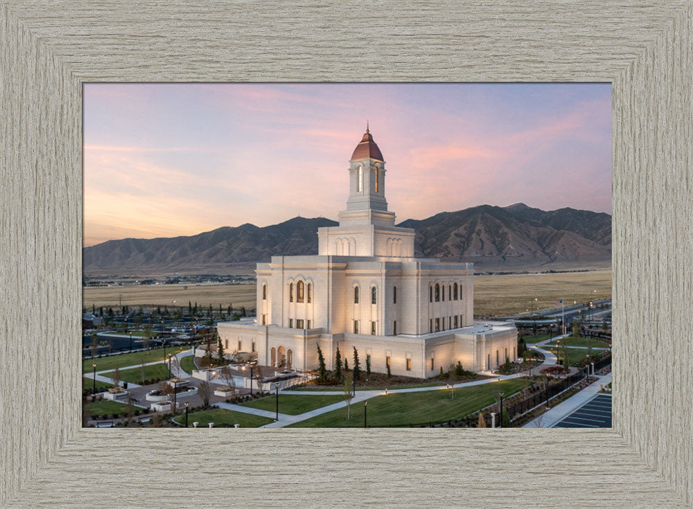 Deseret Peak Temple - Summer Sunset