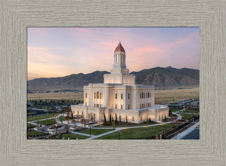 Deseret Peak Temple - Summer Sunset