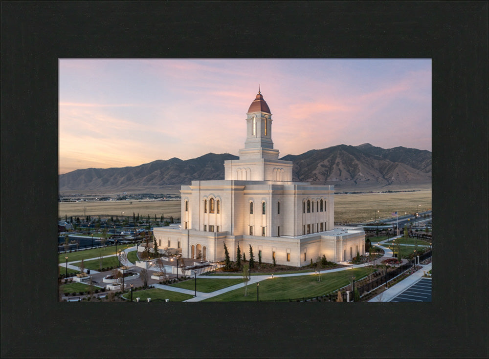 Deseret Peak Temple - Summer Sunset