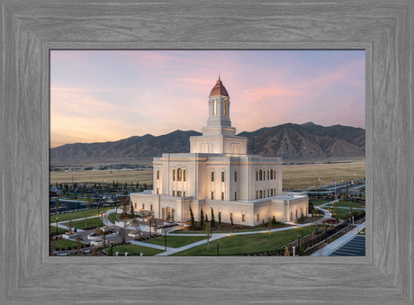 Deseret Peak Temple - Summer Sunset