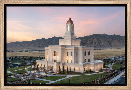 Deseret Peak Temple - Summer Sunset