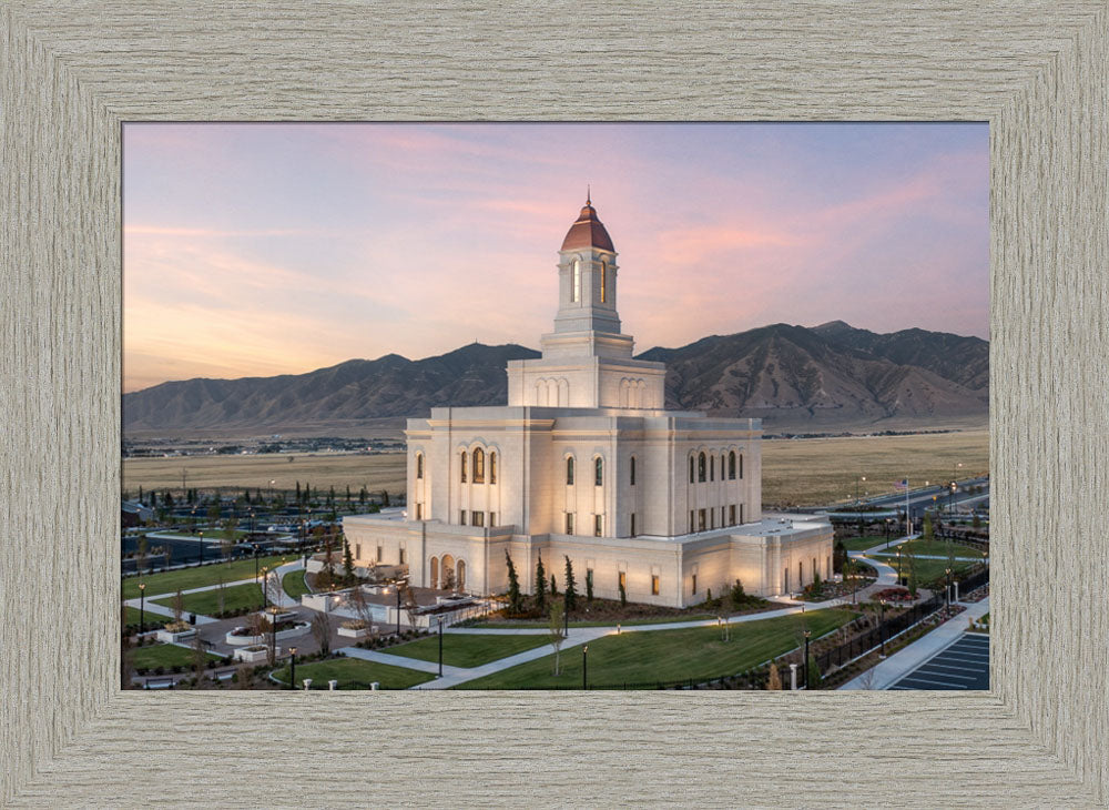 Deseret Peak Temple - Summer Sunset