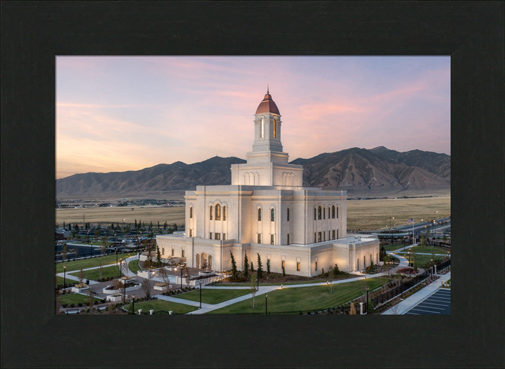 Deseret Peak Temple - Summer Sunset