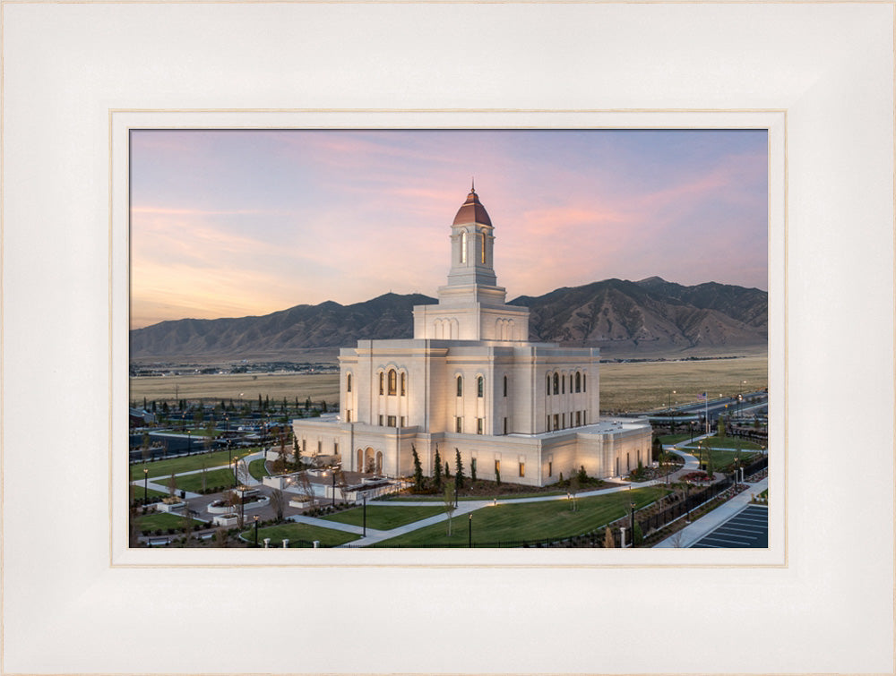 Deseret Peak Temple - Summer Sunset