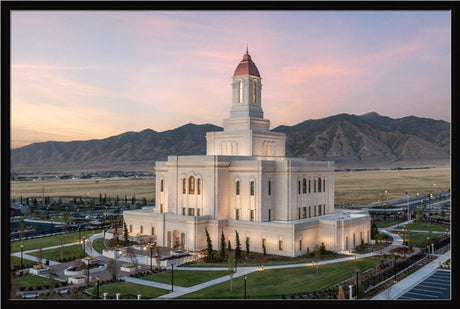 Deseret Peak Temple - Summer Sunset