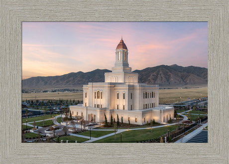Deseret Peak Temple - Summer Sunset