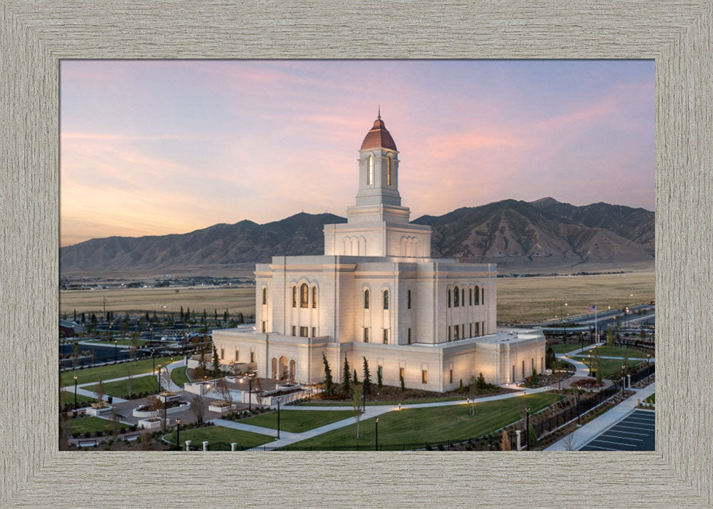 Deseret Peak Temple - Summer Sunset