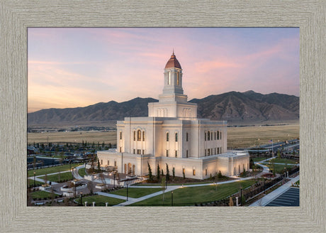 Deseret Peak Temple - Summer Sunset