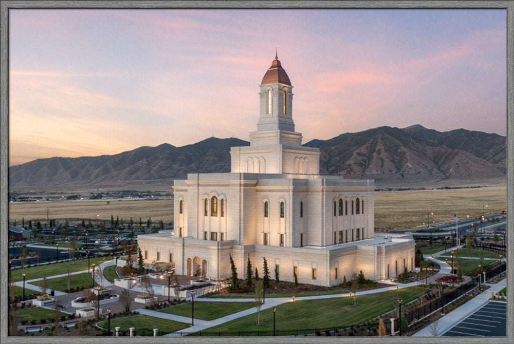 Deseret Peak Temple - Summer Sunset