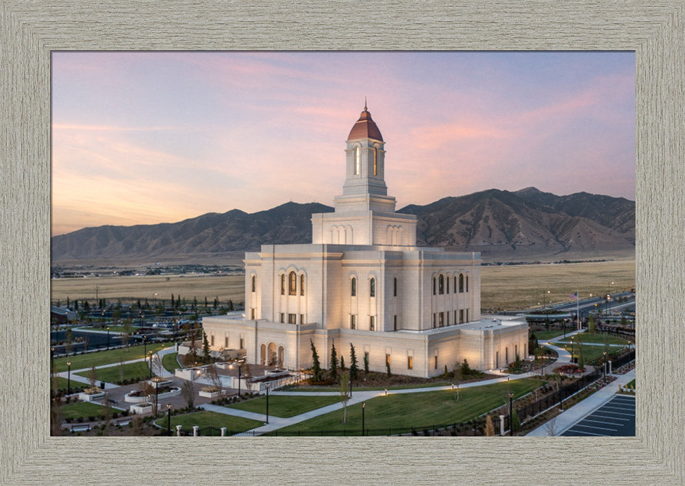 Deseret Peak Temple - Summer Sunset