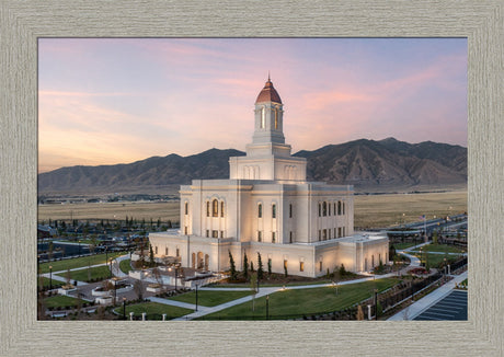 Deseret Peak Temple - Summer Sunset