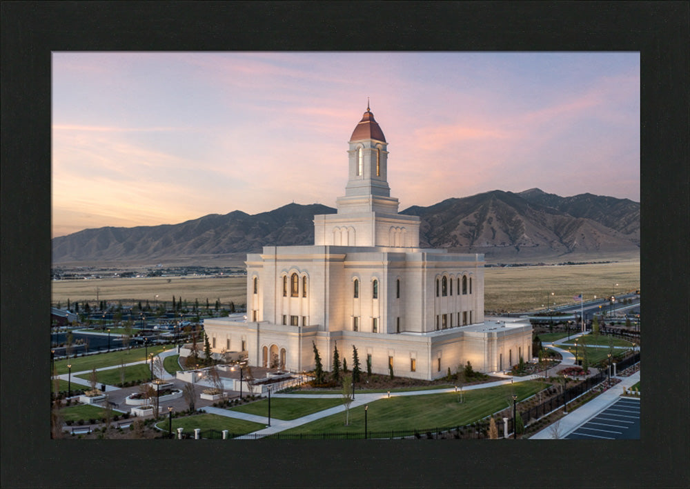 Deseret Peak Temple - Summer Sunset