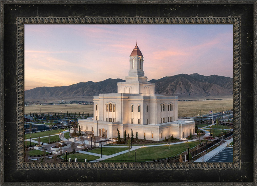 Deseret Peak Temple - Summer Sunset