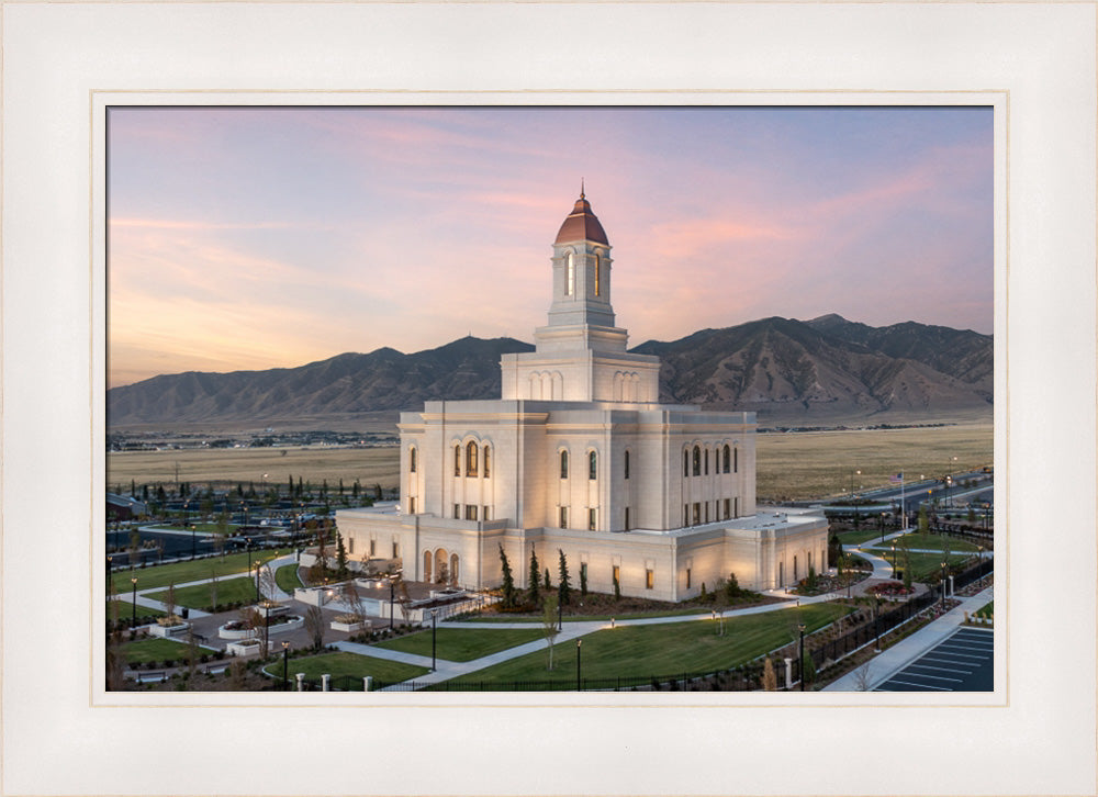 Deseret Peak Temple - Summer Sunset
