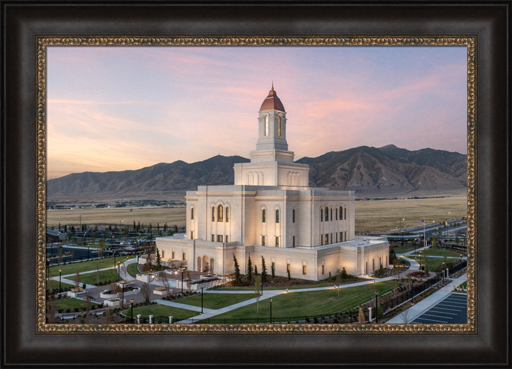 Deseret Peak Temple - Summer Sunset