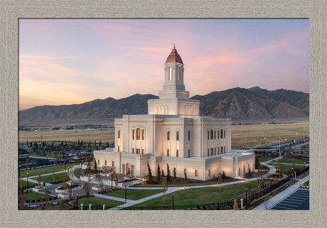 Deseret Peak Temple - Summer Sunset