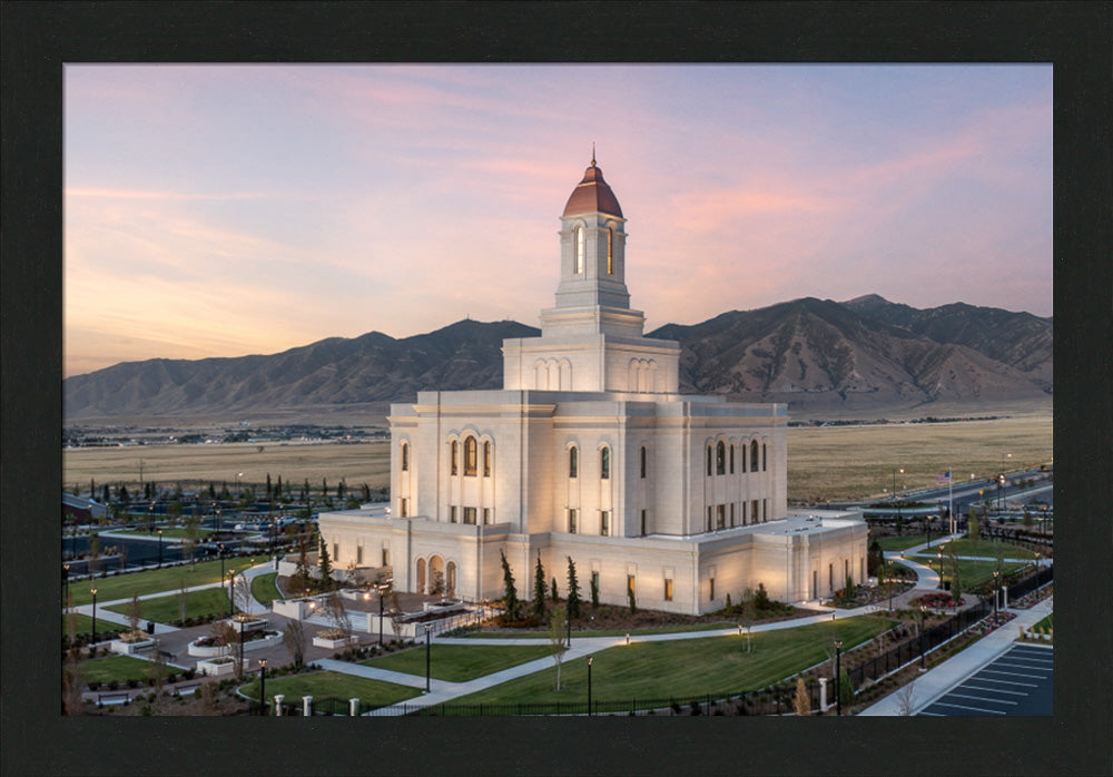 Deseret Peak Temple - Summer Sunset