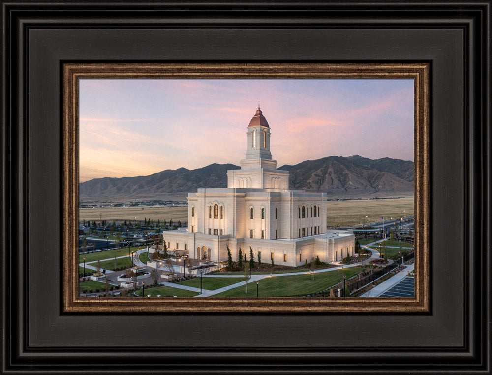 Deseret Peak Temple - Summer Sunset