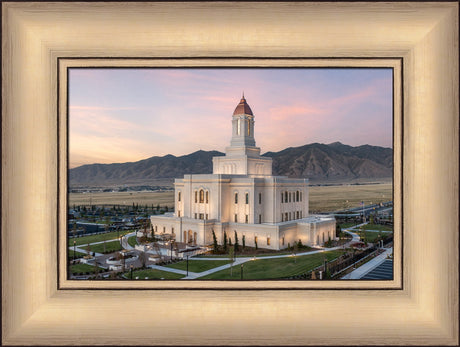 Deseret Peak Temple - Summer Sunset