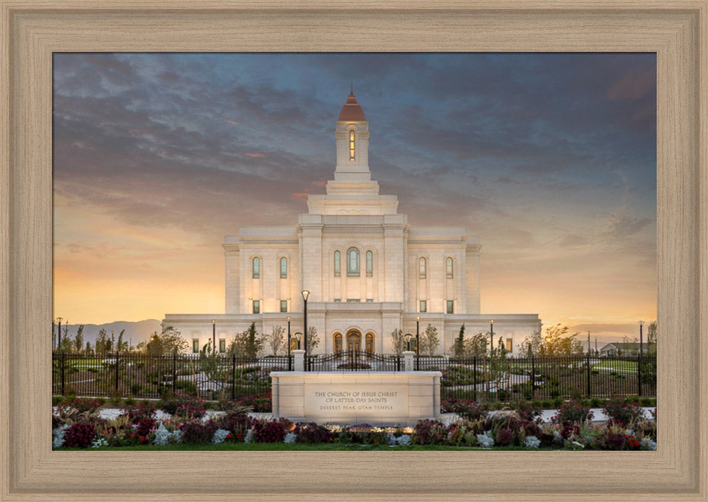 Deseret Peak Temple - Eventide