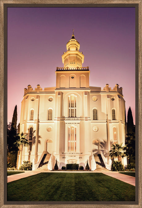 St George Temple - Twilight