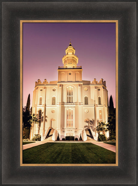 St George Temple - Twilight