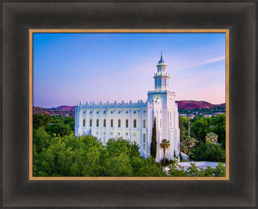 St George Temple - From the Trees