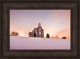 Logan Temple - Sunrise in the Snow