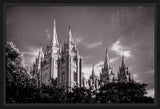 Salt Lake Temple - Black and White