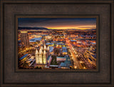 Salt Lake Temple - Sunset Cityscape