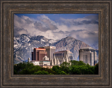 Salt Lake Temple - Downtown View
