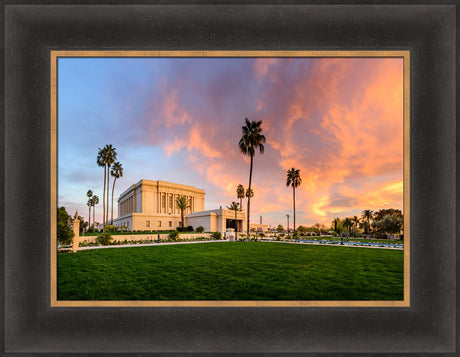 Mesa Temple - Sunset on Fire