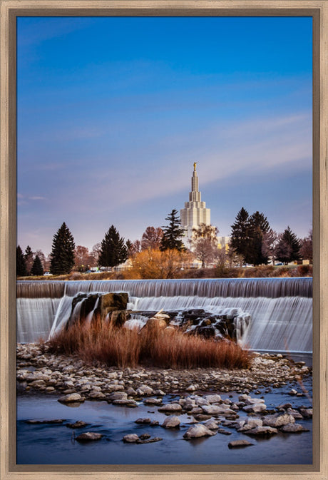Idaho Falls Temple - From the Falls