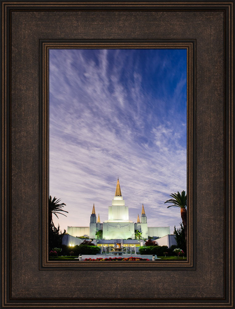 Oakland Temple - Vertical Twilight