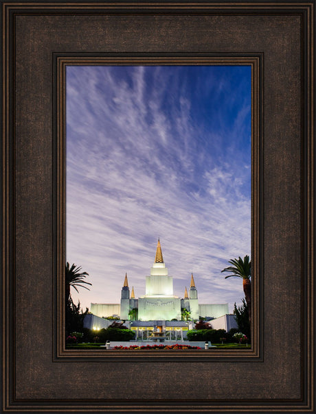 Oakland Temple - Vertical Twilight