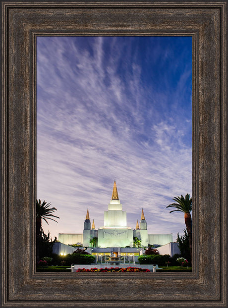 Oakland Temple - Vertical Twilight