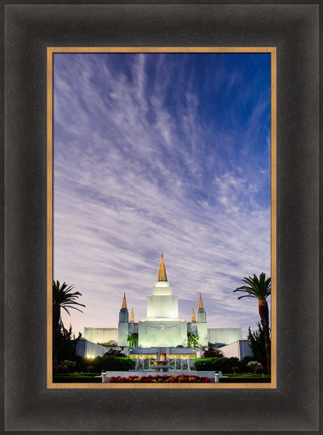 Oakland Temple - Vertical Twilight