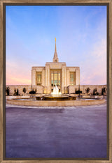Ogden Temple - Fountain Glow