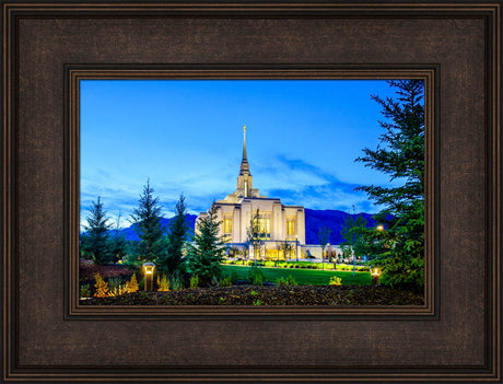 Ogden Temple - Twilight Through the Trees