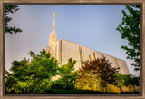 Seattle Temple - Sunset from the Side