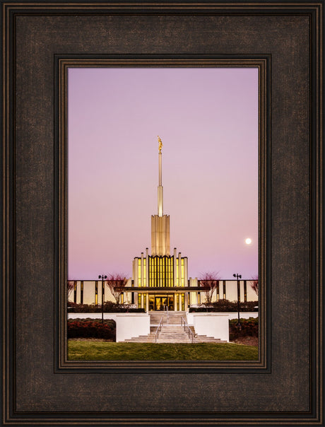 Atlanta Temple - Pink Morning