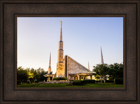 Dallas Temple - Lights at Dusk