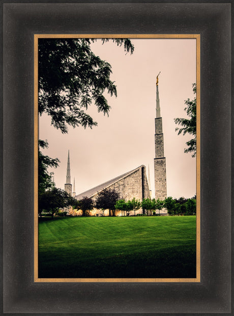 Chicago Temple - Cloudy Skies