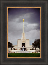 Denver Temple - Stormy Fountain