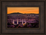Las Vegas Temple - Orange Sunset