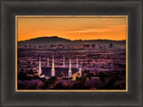 Las Vegas Temple - Orange Sunset