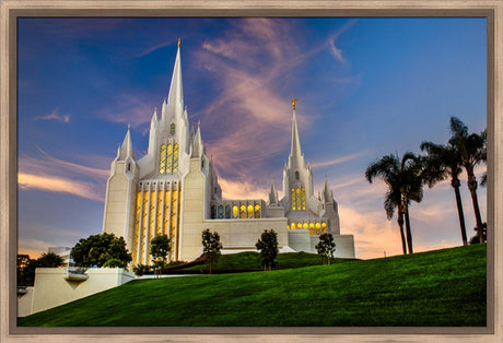 San Diego Temple - Sunset
