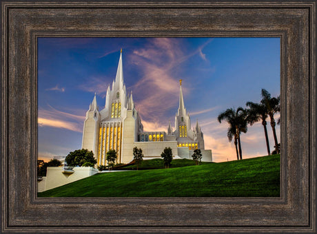 San Diego Temple - Sunset