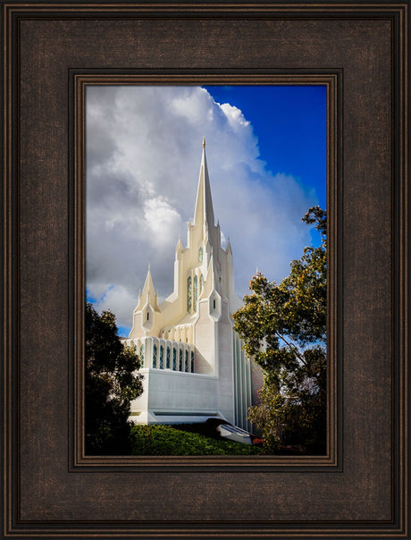 San Diego Temple - Spire and Cloud