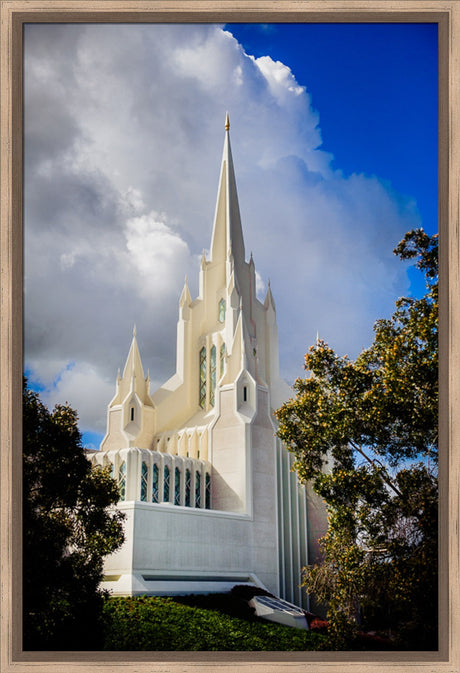 San Diego Temple - Spire and Cloud